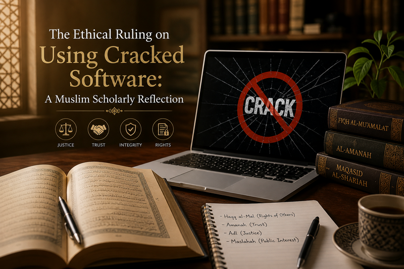 The Ethical Ruling on Using Cracked Software: A Scholarly Reflection